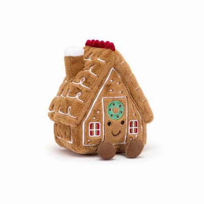 Jellycat Gingerbread House Australia | 032745FIH